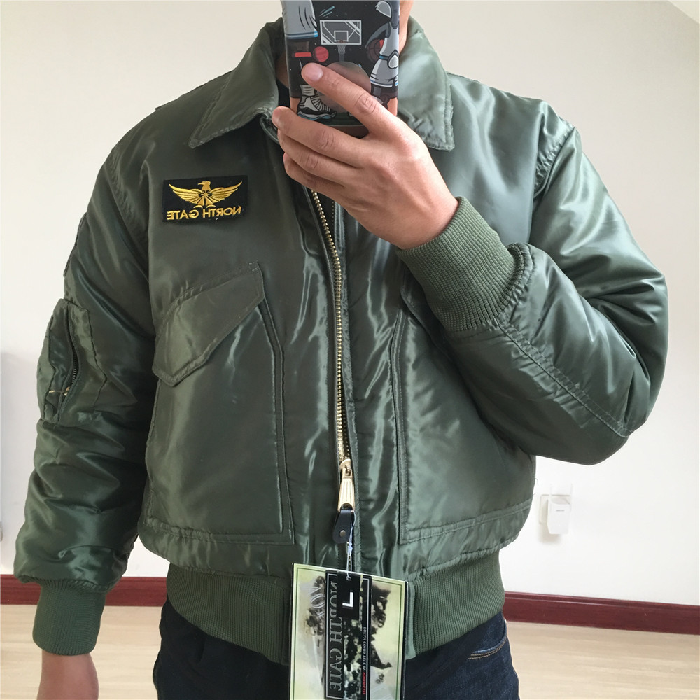 一件代发男士夹克 空军夹克飞行员夹克 短款休闲棉衣夹克 空军服