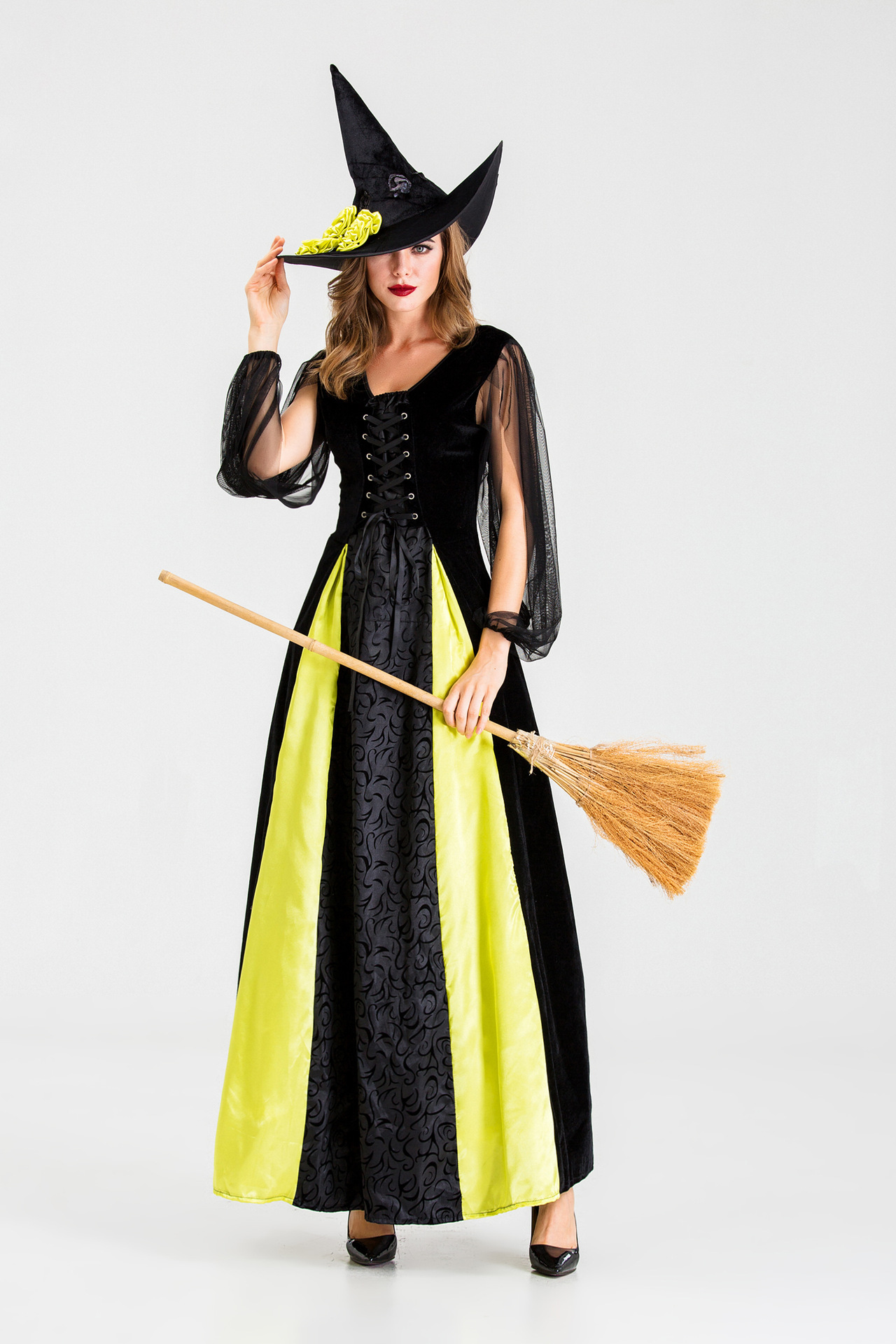 万圣节女巫服装 吸血鬼僵尸服恶魔女王装化妆舞会角色扮演演出服