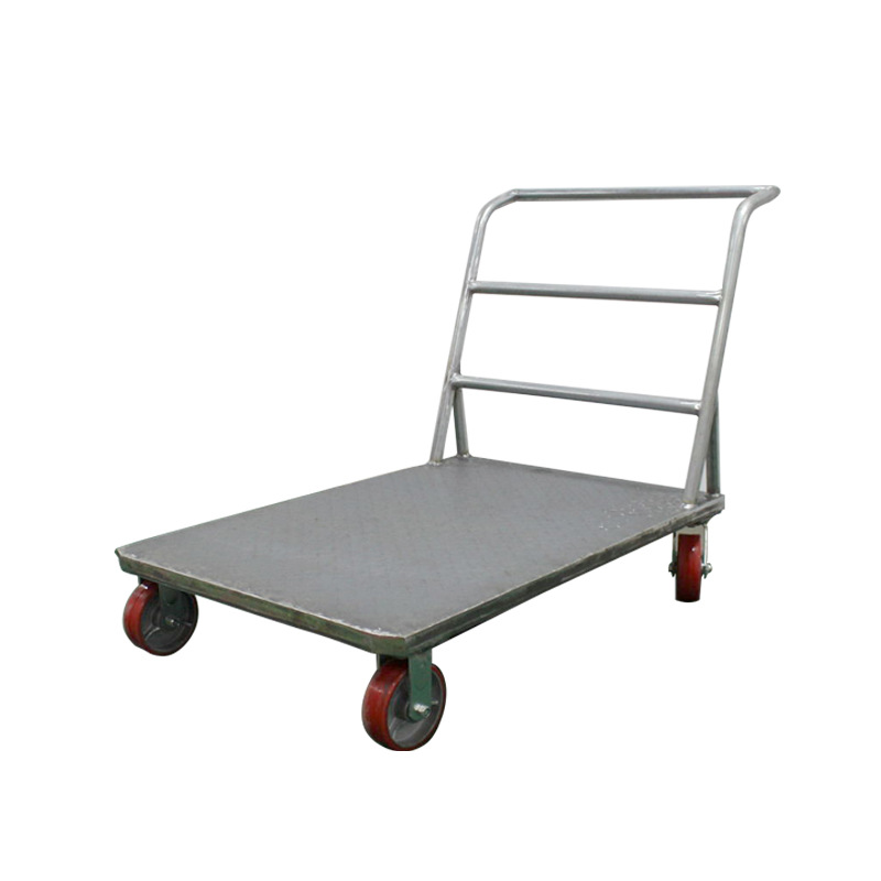 佛山厂家直销人力平板车 超市货车 商场物流手推车 拉重货平板车