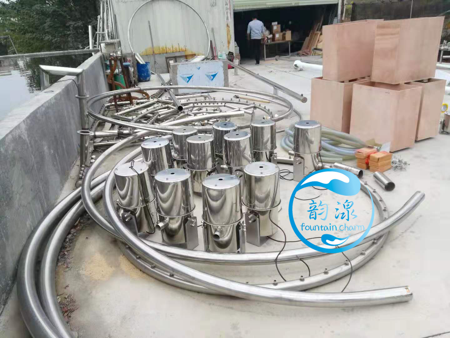 0成交0套涌泉喷头dn25喷泉水景景观水池鱼池喷水池旱喷音乐假山喷泉头