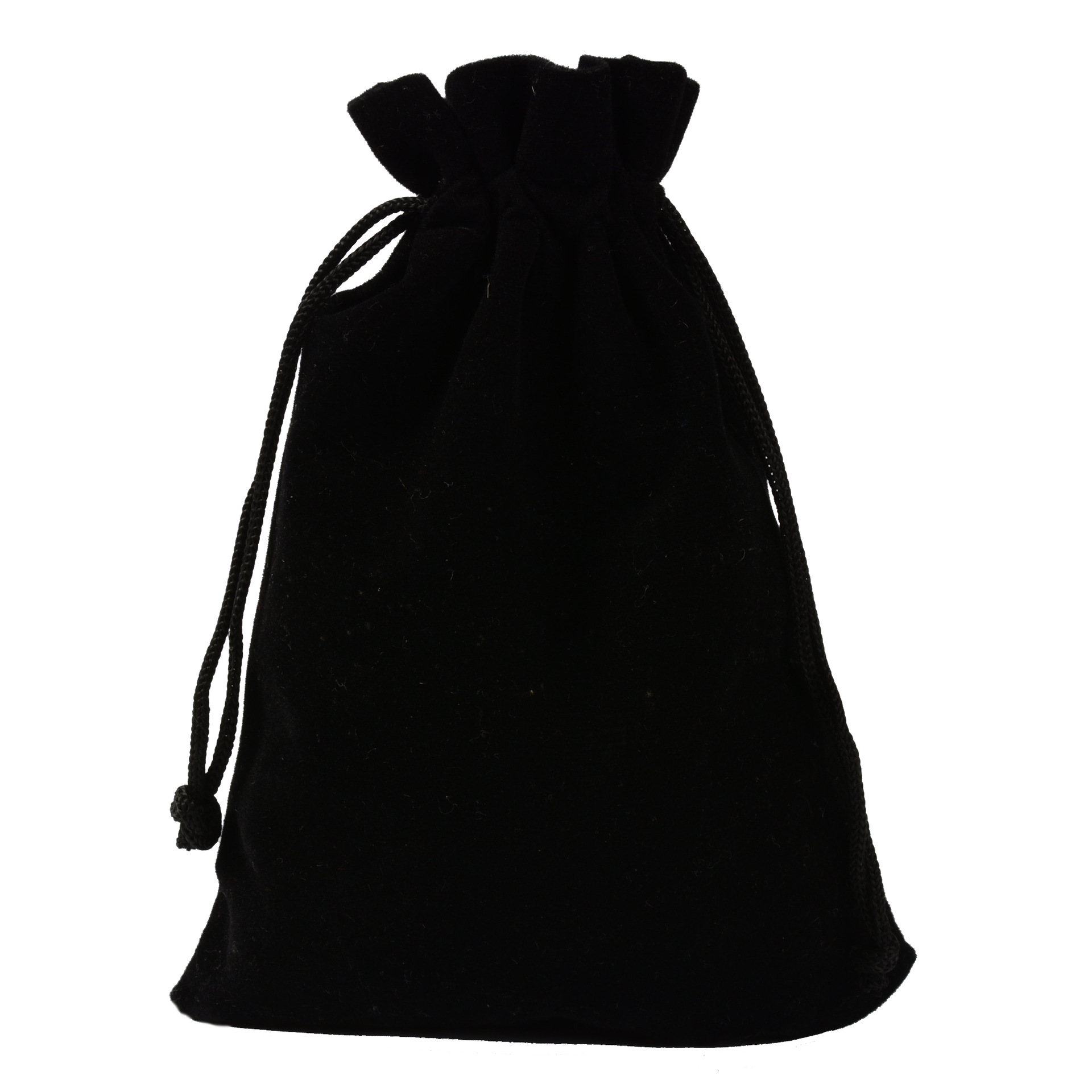 10*16cm黑色绒布袋 饰品绒布束口袋 双面绒布耳机收纳袋 现货定制