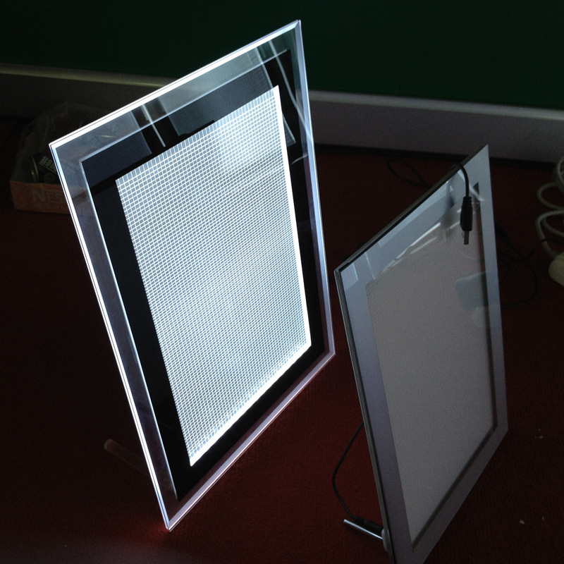 a4水晶灯箱 新款出口高档超薄灯箱 亚克力制品 厂家直销灯箱