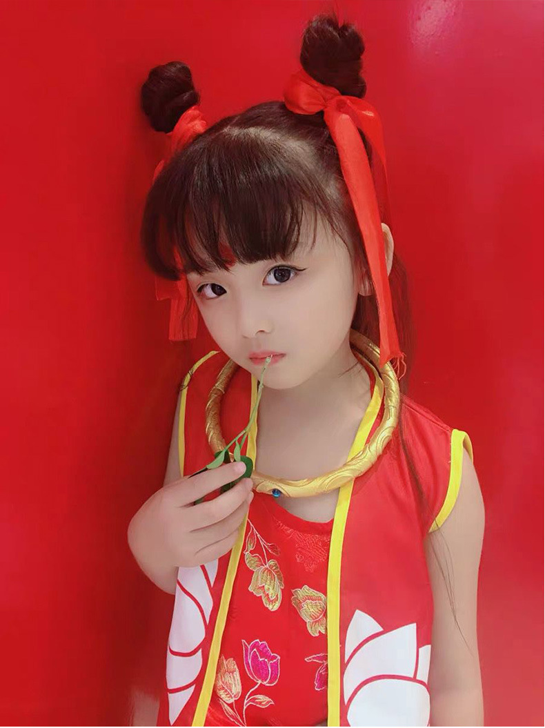 哪吒魔童降世cos衣服装熬敖丙假发混天绫儿童魔化哪咤cosplay道具