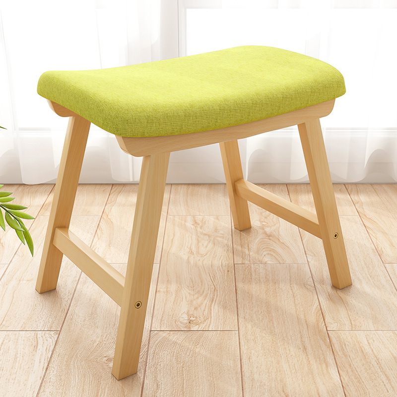 Small Stool Home Low Stool Fashion Creative Sofa Stool Small Chair Living Room Small Bench Economical Fabric Makeup Stool