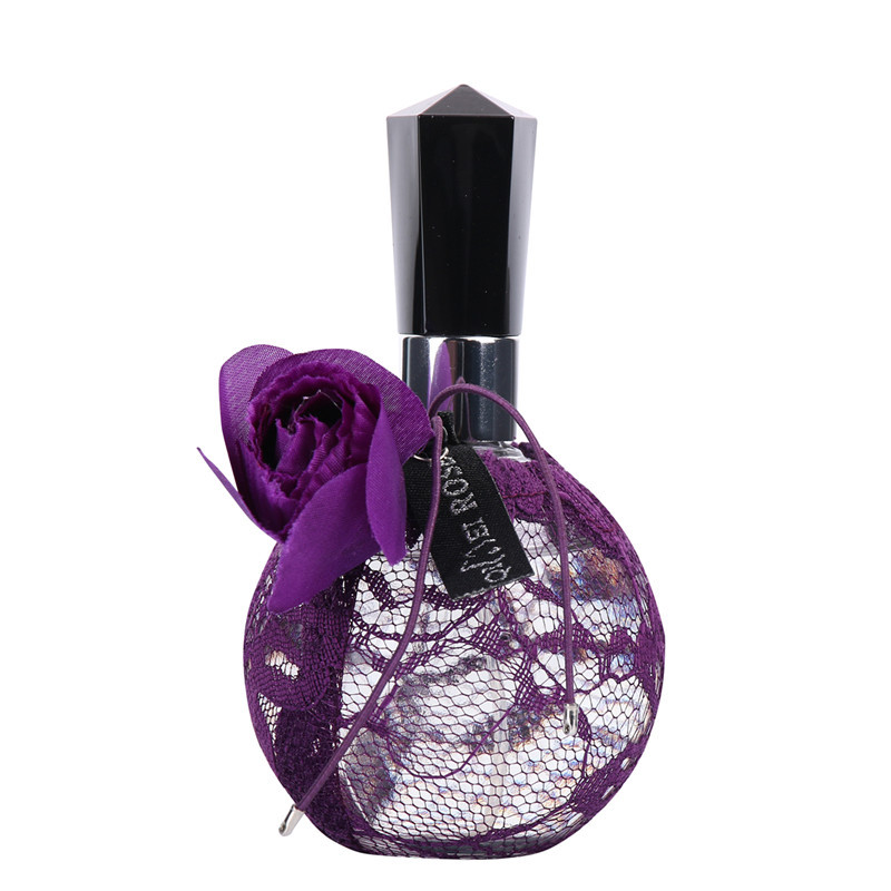奇美蕾丝玫瑰花香水100ml 黑粉紫玫瑰持久清新甜美浓淡香型6854