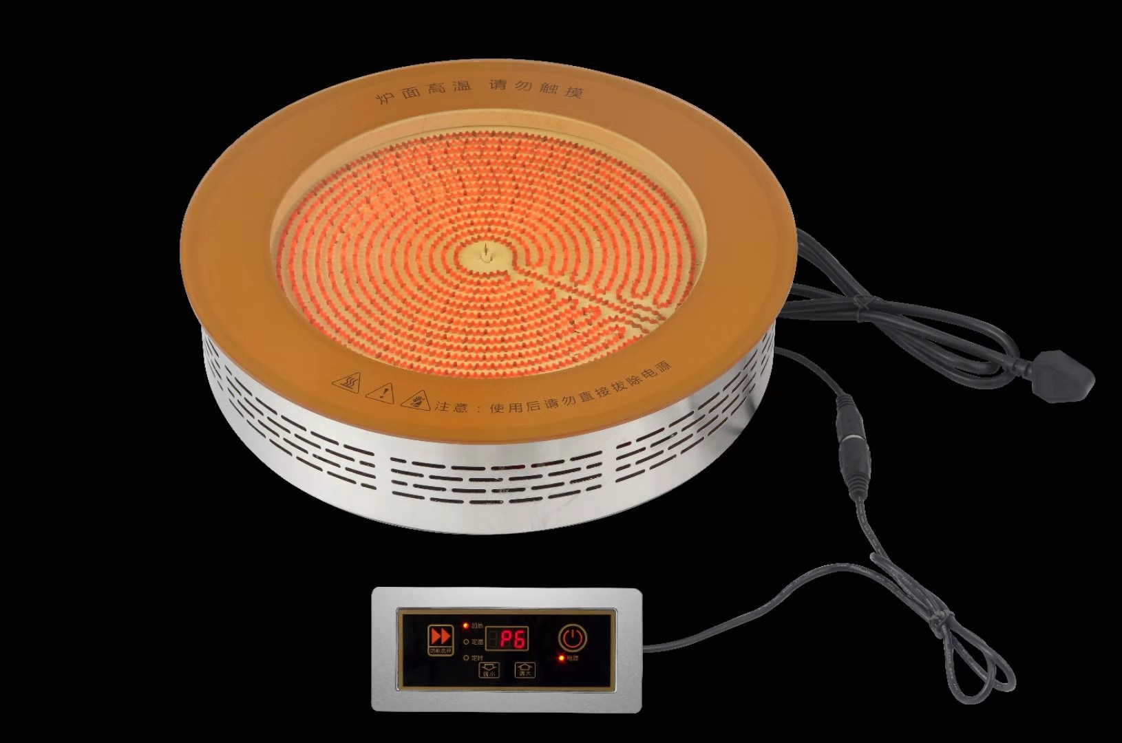 【产品功能】 - 进口透明钛晶板电陶炉能率提高15%