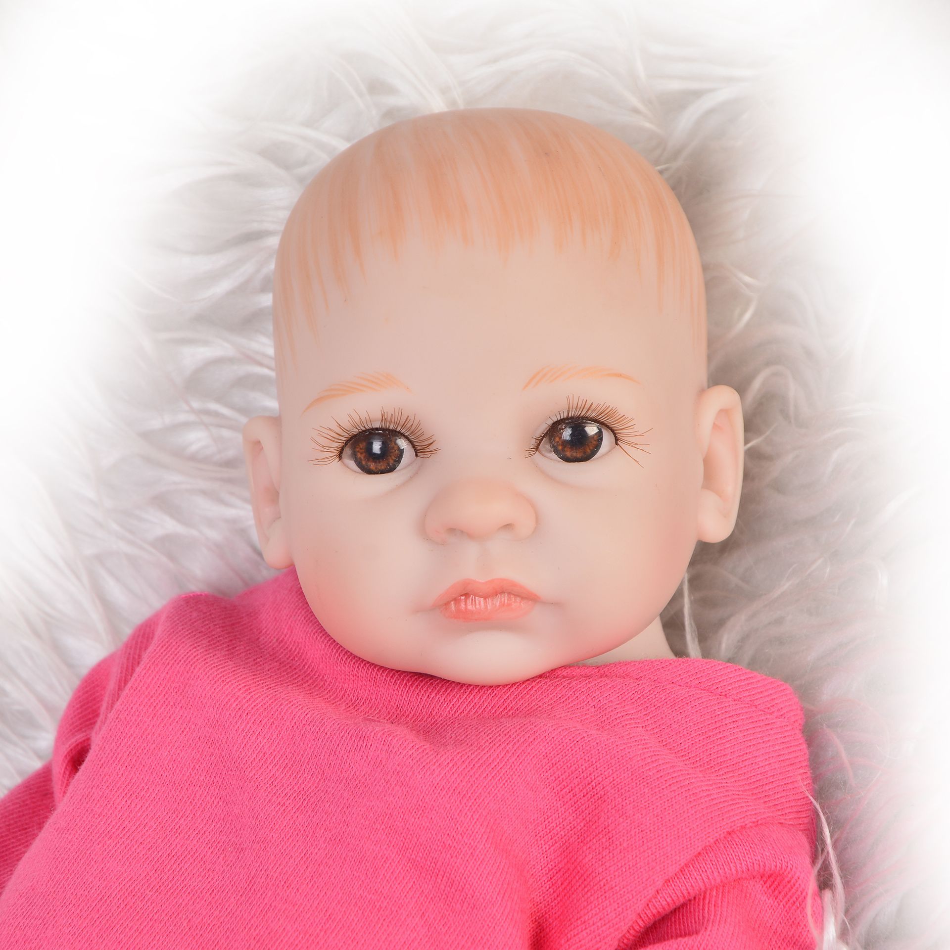 keiumi 11寸全硅胶重生娃娃reborn baby睁眼闭眼仿真婴儿