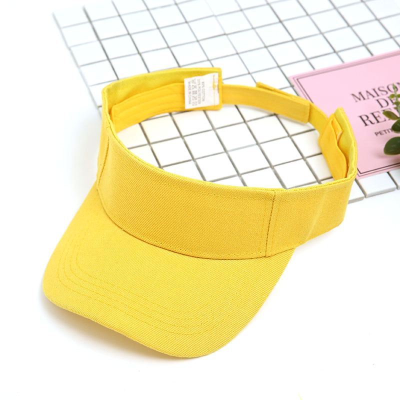 Japanese and Korean Personality Topless Hat Sunshade Sun Protection Hat Outdoor Headless Peaked Cap Baseball Cap Sports Hat in Stock Wholesale