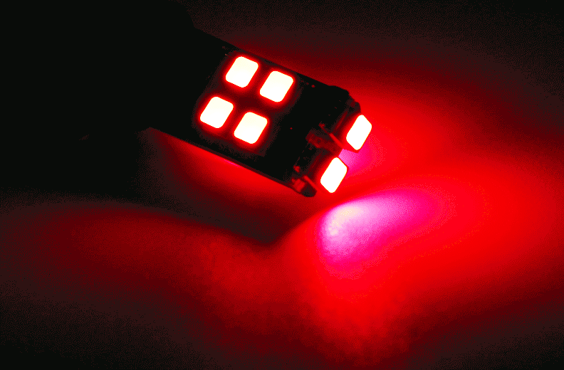 汽车led车灯 t10 rgb 3535 10smd rf七彩带遥控爆闪示宽灯 阅读灯