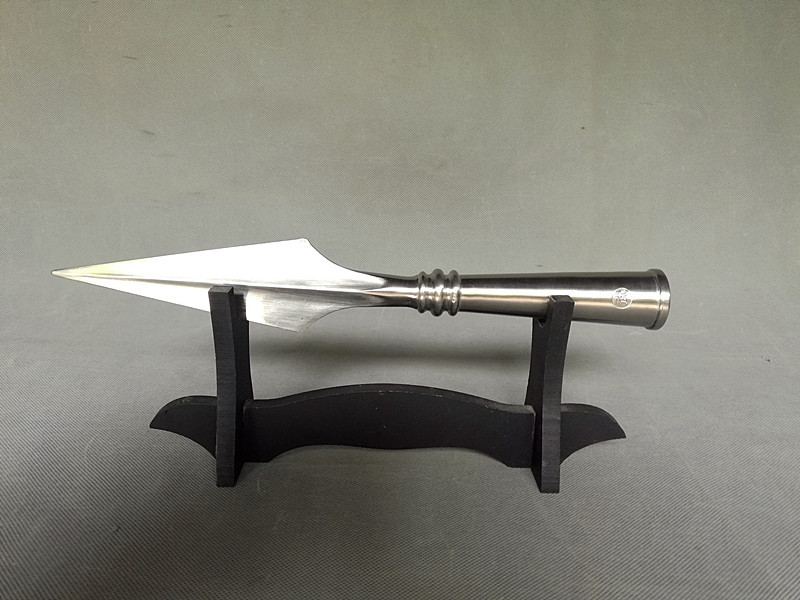 龙泉市刀剑十八般兵器红缨枪中号枪头厂家直销未开刃