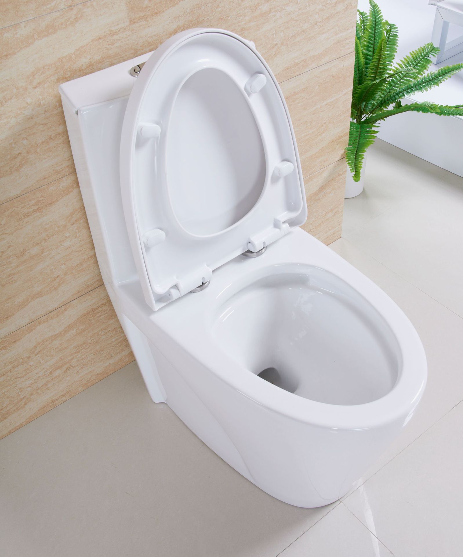 8106超旋对冲虹吸 马桶 新款陶瓷马桶 批发慢降盖板马桶