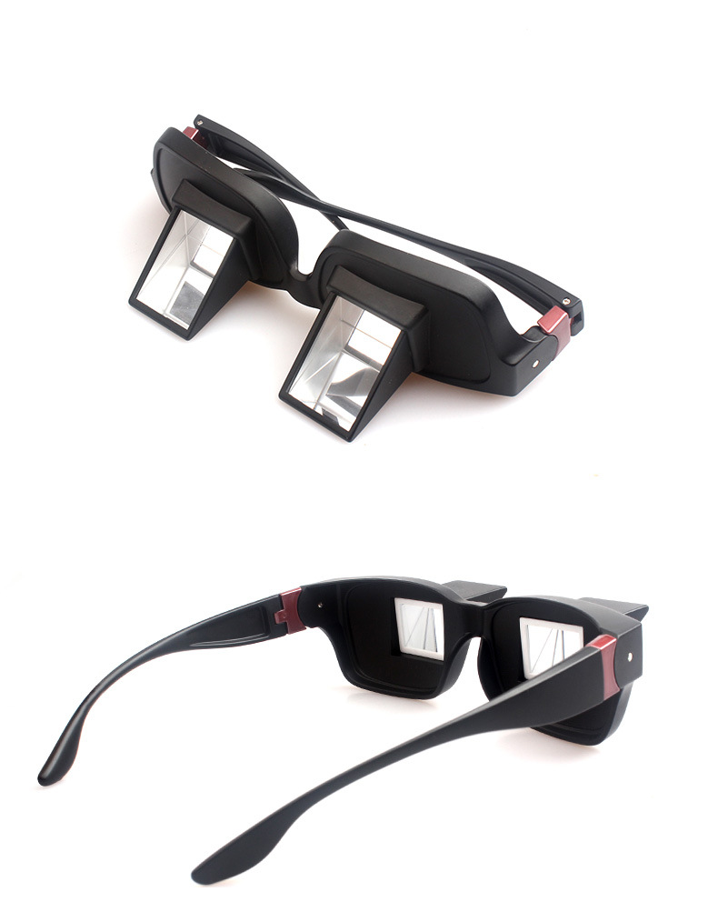 hd超高清卧式懒人眼镜 快乐大本营推荐同款眼镜 近视阅读折射眼镜