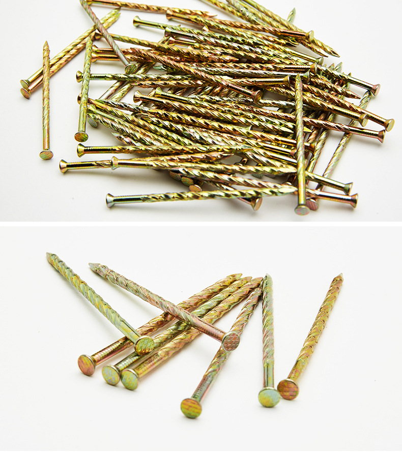 工厂直销镀锌地板钉 托盘钉 麻花钉 螺纹钉 搓板钉木工用铁钉批发