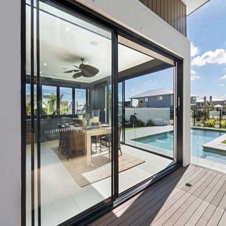 客厅铝合金移门隔音隔热门厨房阳台简约风格推拉门落地门厂家直销