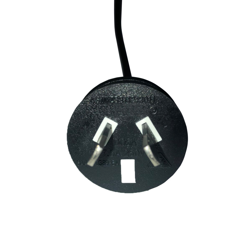 厂家批发澳洲二芯连接器 澳洲插头电源线 电线电缆 定制加工