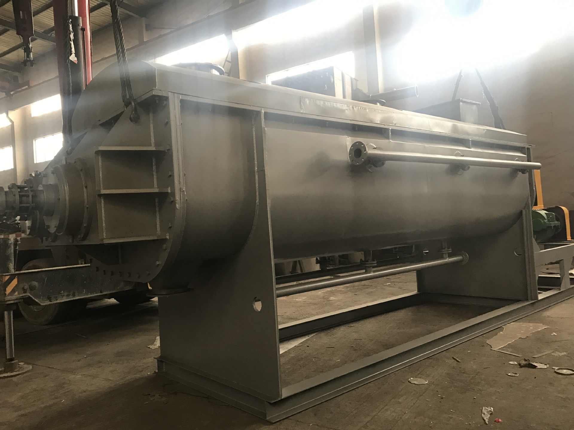 空心桨叶干燥机浆叶干燥机干燥复合肥低温冷却灭菌加热