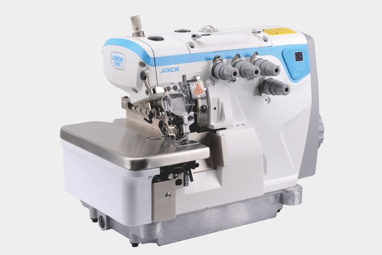 jack/杰克e4 机电一体高速包缝机四线拷边机工业电动锁边机包邮整