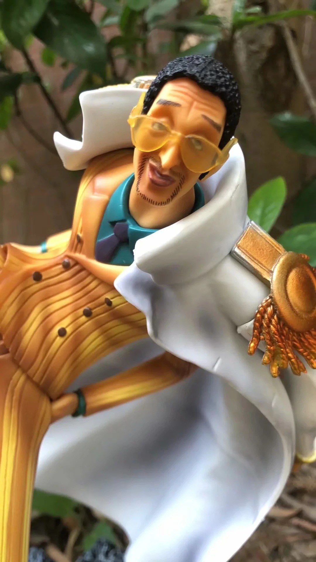 海贼王gk黄猿旋风腿pop黄猿超大场景雕像盒装手办公仔摆件模型