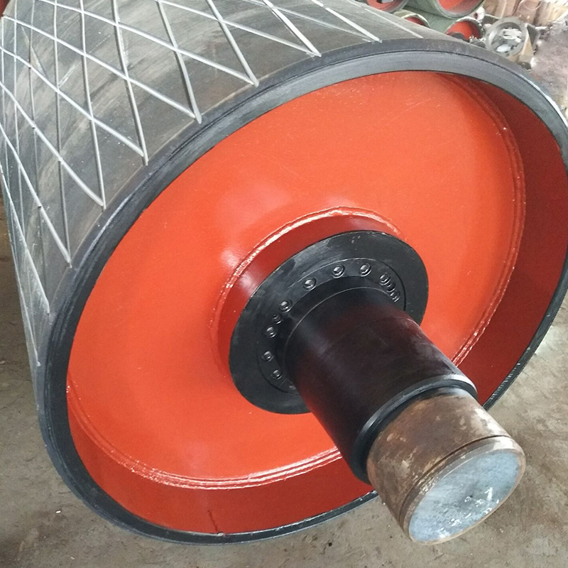 人字排渣滚筒 主动 被动滚筒 锥形滚筒500*750型号