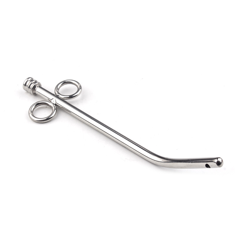 手拉式男用不锈钢尿道堵 同志金属尿道玩具 情趣用品批发