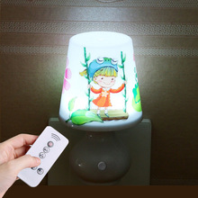 遥控杯灯创意LED小夜灯哺乳卧室床头宝宝喂奶灯节能夜灯跨境货源
