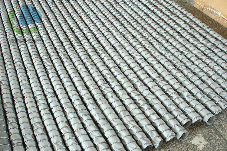 耐400度高温软管 夹式玻璃纤维布通风管 耐高温伸缩软管 排风管