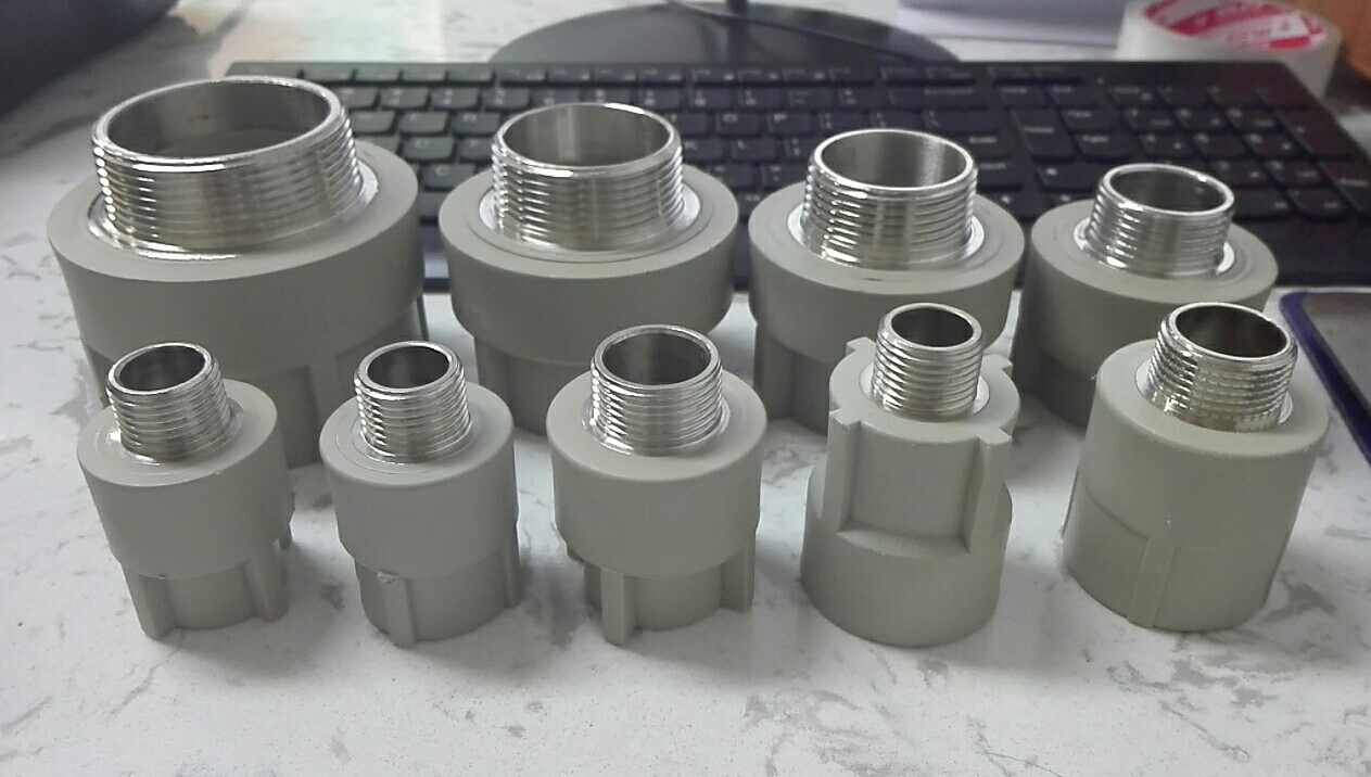 ppr外牙直通20 25 32 外丝直接 ppr水管配件 ppr外牙直接