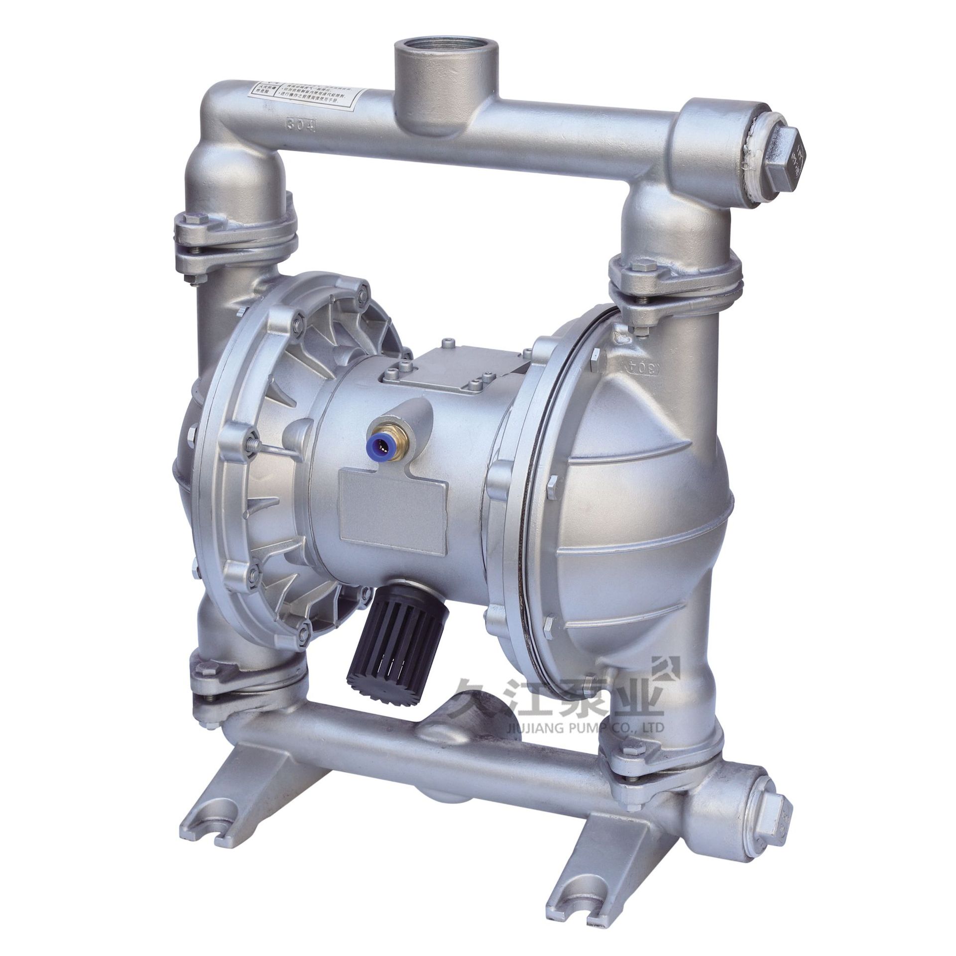 供应优质qbk不锈钢气动隔膜泵 第三代f46耐腐蚀化工双隔膜气动泵