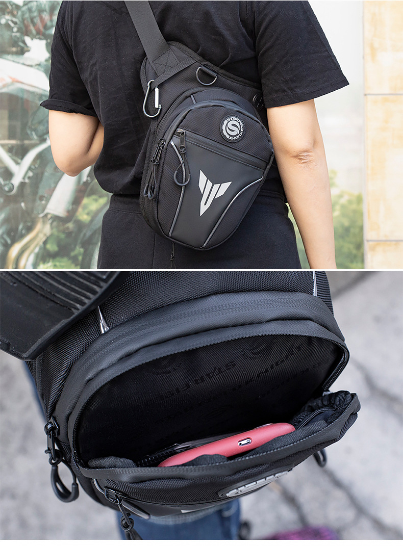 星空骑士sfk摩托车骑行腿包腰包登山旅游上班斜挎包反光轻便时尚