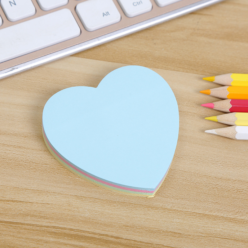 外卖好评便利贴纸手写爱心便签纸办公创意小便签纸厂家定制批发