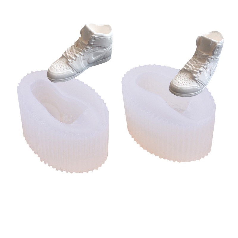 椰子鞋球鞋子硅胶模具立体aj运动鞋翻糖烘焙模具香薰石膏模具