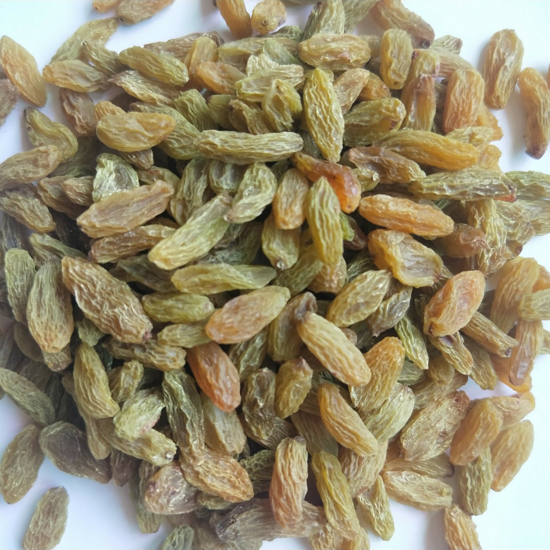 批发新疆特产葡萄干吐鲁番无籽绿葡萄500g中颗粒风干绿葡萄干散装