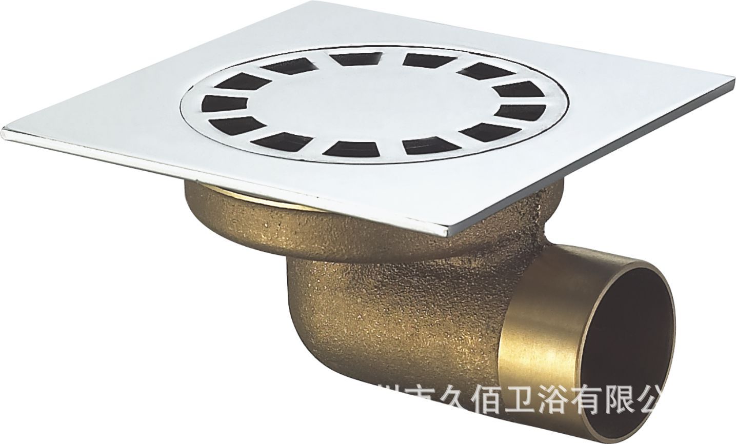 12*12 40#锌合金弯管地漏弯头地漏可拆分
