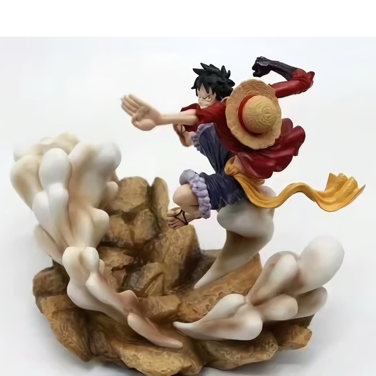 航海王手办 顶上战争 gk三档象枪路飞 可换手 海贼王模型玩具摆件