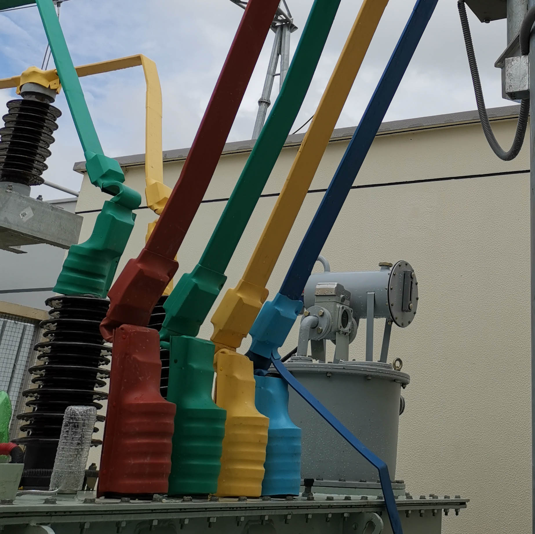 工厂定制绝缘盒排防护罩低压柜铜排接头盒变压器软连接桩头罩