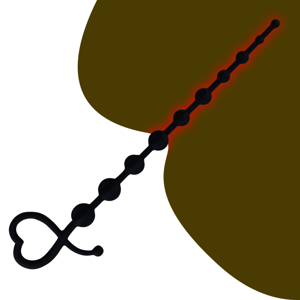 成人用品批发硅胶连珠肛塞女用后庭肛塞细长拉珠速卖通wish爆款