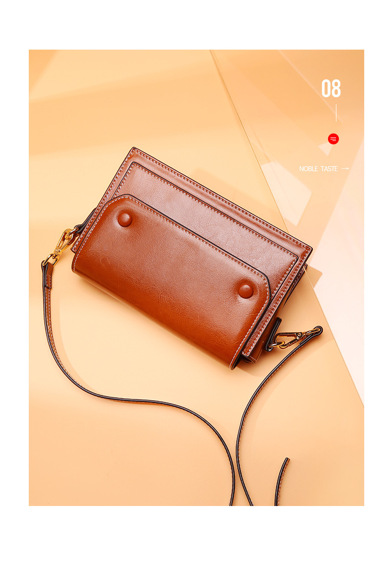 真皮女包2019夏季新款时尚潮网红豆豆宽带单肩迷你斜挎包小方包