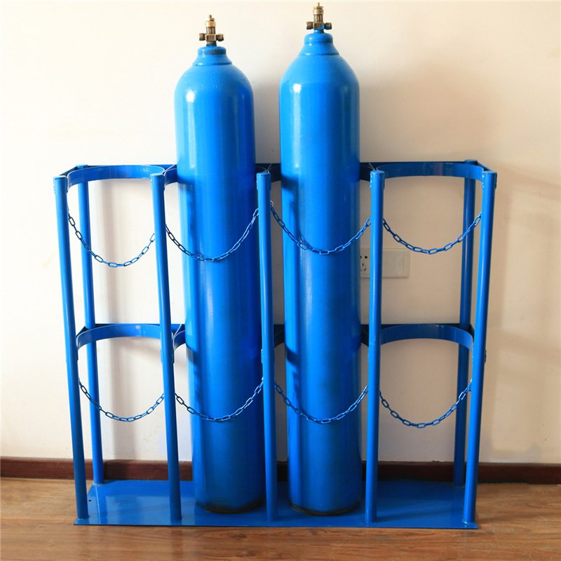 泽达固定气瓶架40l钢瓶罐存放架防倾倒装置气瓶固定支架钢瓶架子