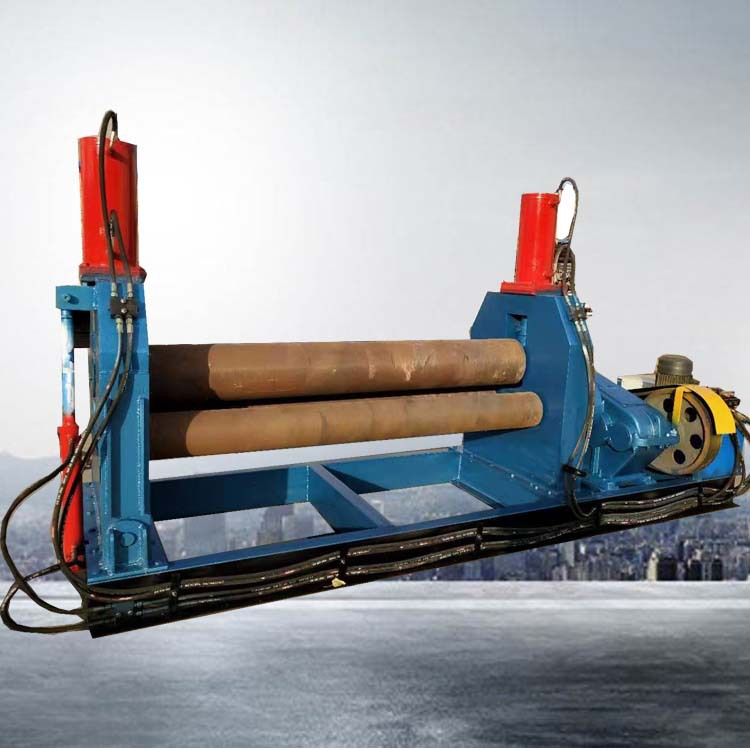 湖北现货供应数控卷管机液压翻倒卷板机 液压式三辊对称卷板机