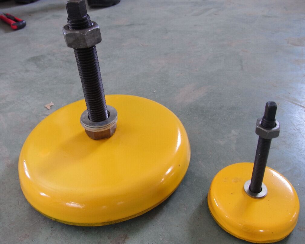 量批数控机床减震垫铁 长城黄十字圆形调整垫铁 机械找平垫块