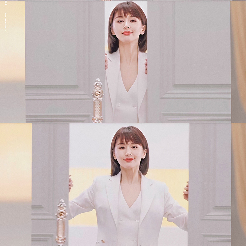 mxq-23492496明星王子文同款小香风白色西装套装