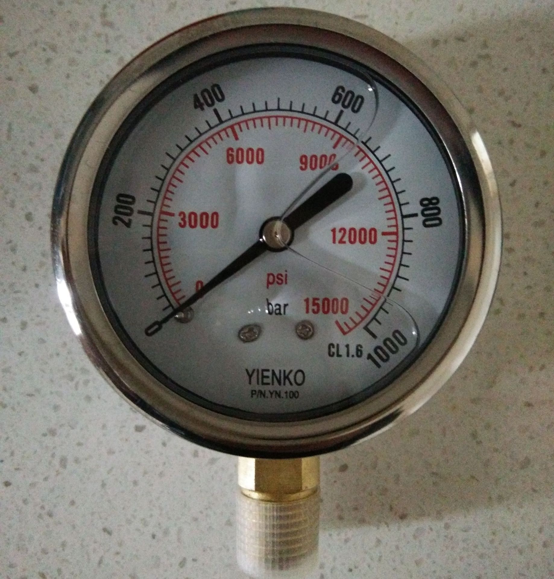 yienko超高压液压压力表100mpa400mpa