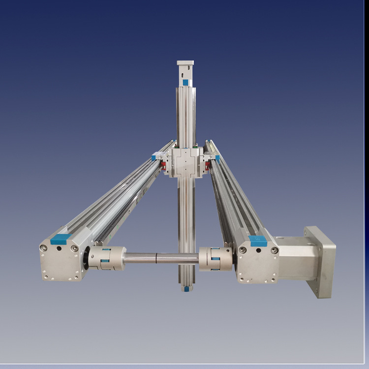 xz轴十字模组 水平升降双导轨直线滑台 往复移栽多点定位喷漆滑台
