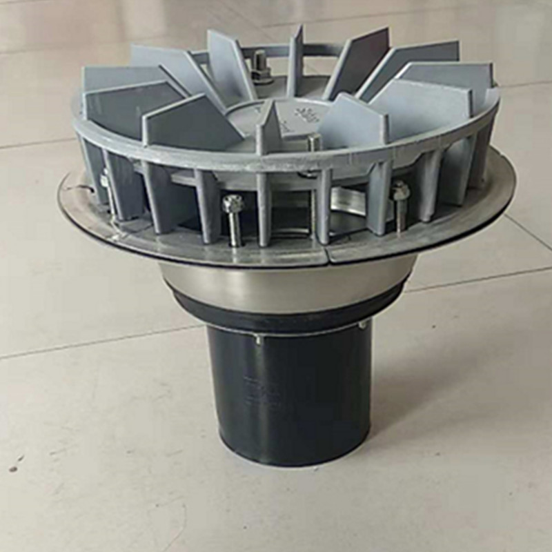 不锈钢虹吸雨水斗混凝土落水斗屋面排水下沉式重力hdpe管件雨水斗
