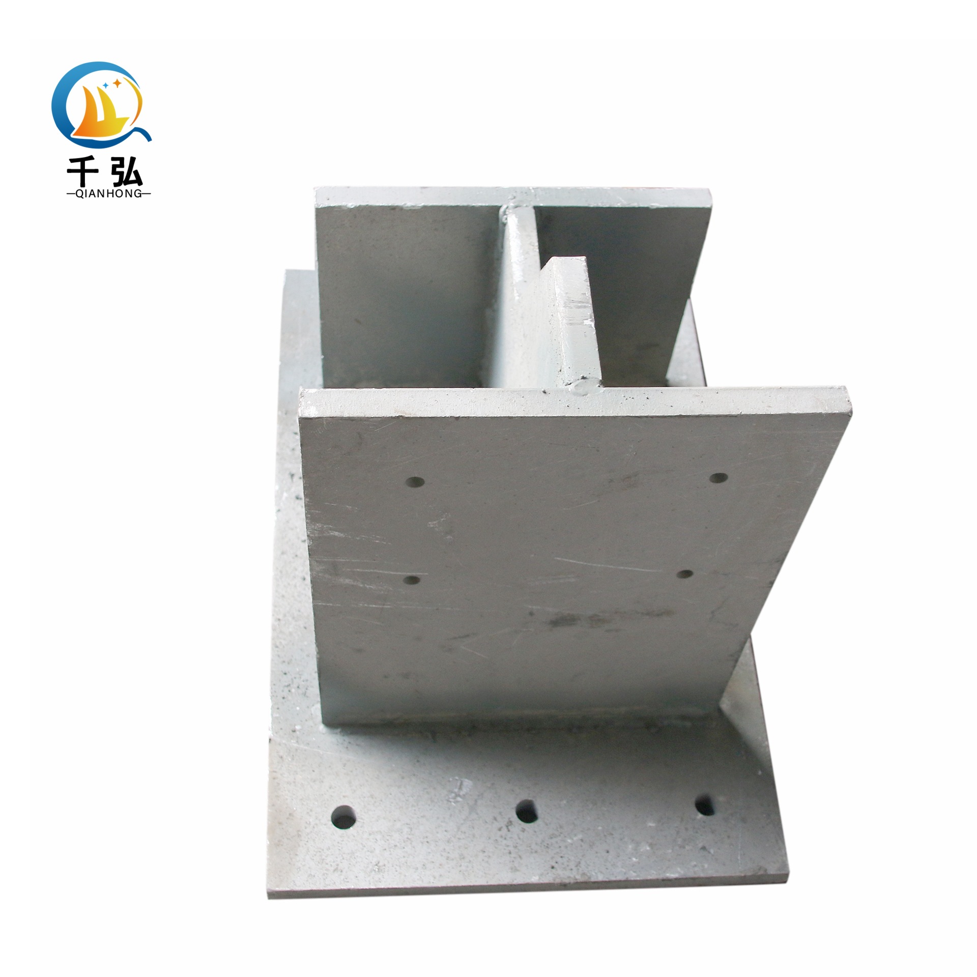 桥梁连接件抗震落梁钢板中墩预埋件边墩挡块多元合金共渗