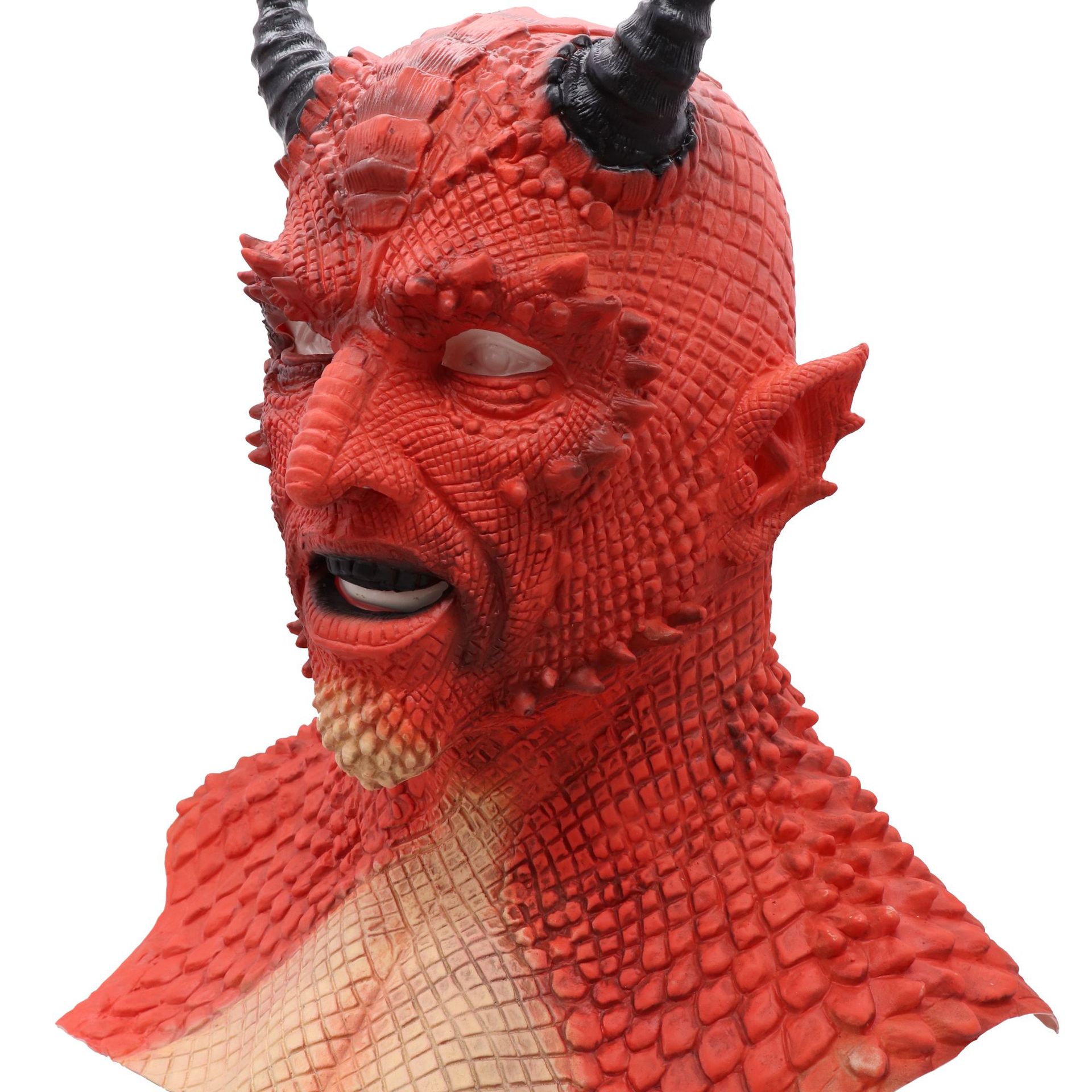 游戏暗黑破坏神恶魔面具乳胶魔王boss谎言之王belial贝里艾尔头套