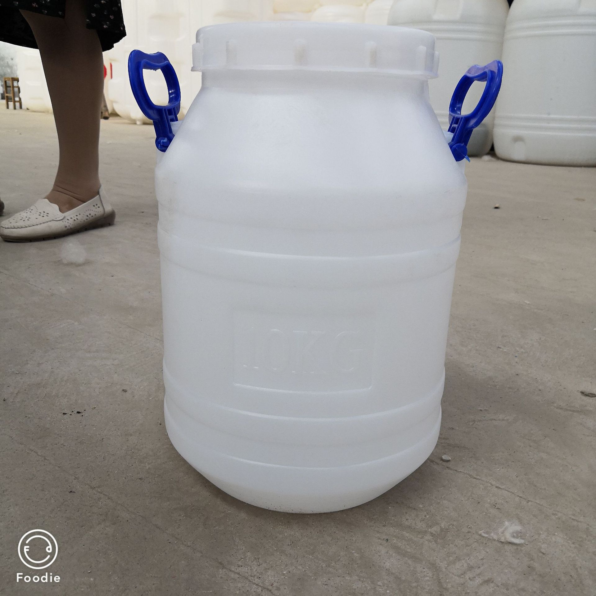 10l25l30l塑料圆桶米桶厂家直销塑料容器小水桶白色塑料桶