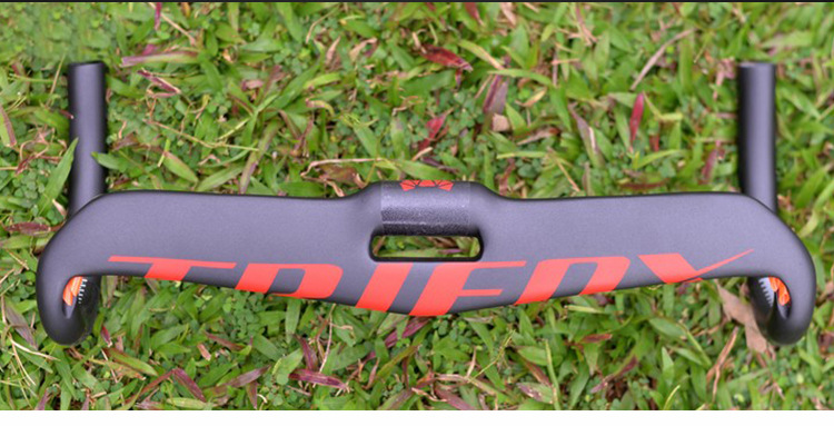 山地车碳纤维弯把trifox日本东丽碳纱线带龙头一体弯把自行车配件