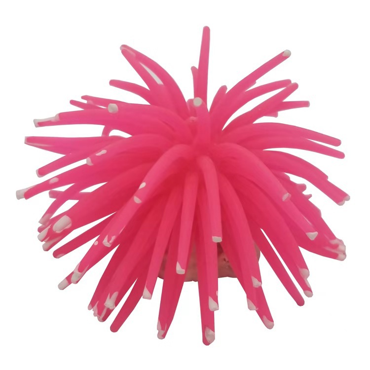 鱼缸用品摆件活海胆水族装饰品炫彩珊瑚软体珊瑚仿真海胆球