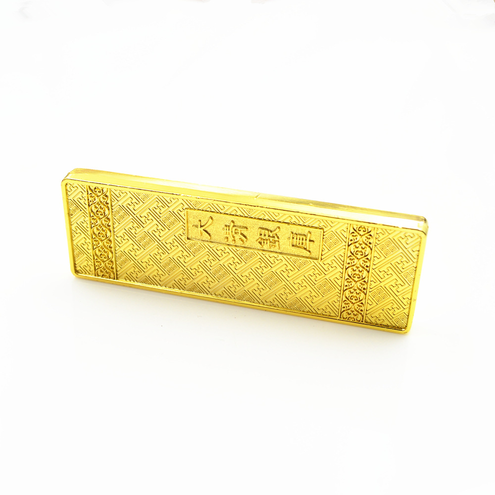 alloy solid qing silver bank gold up to ten thousand two simulation gold bars boxed crafts